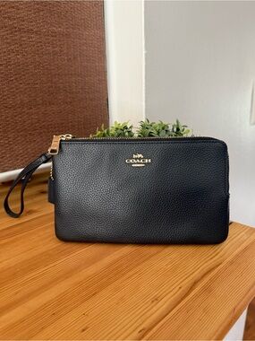 Coach Leather Wristlet